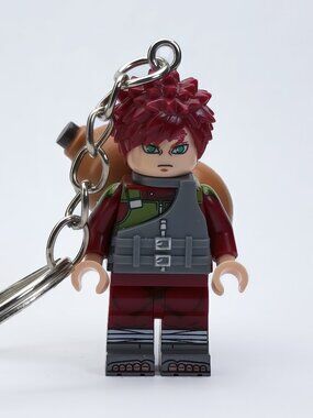 Naruto Gaara Custom Minifigure Keychain